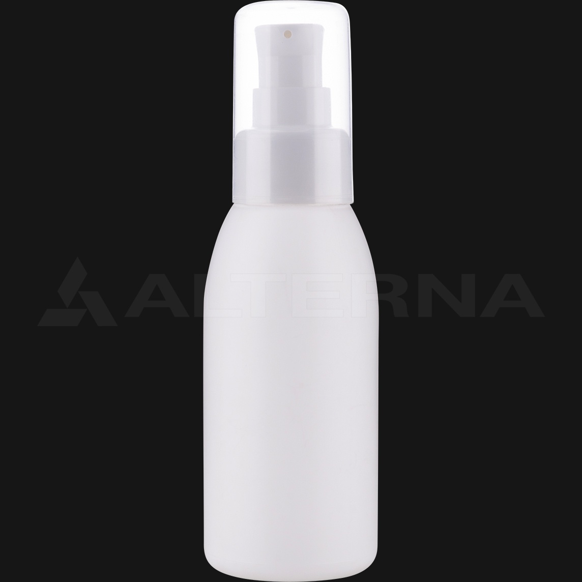 100 ml HDPE Bottle with 24 mm Lotion Pump