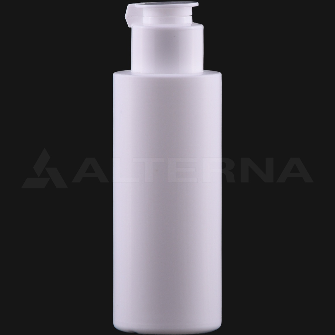 100 ml HDPE Cylinder Bottle with 24 mm Flip-top Cap