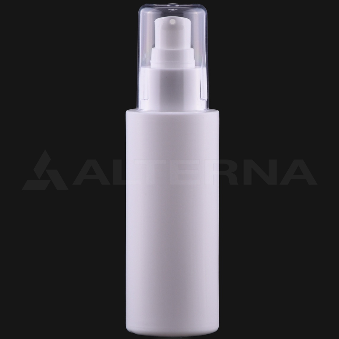 100 ml HDPE Cylinder Bottle with 24 mm Lotion Pump