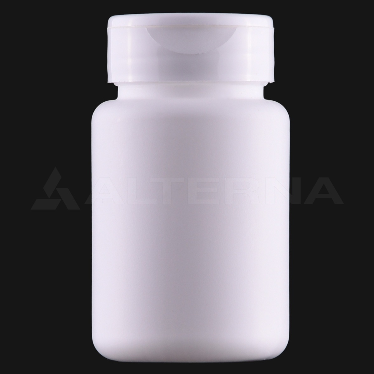 100 ml HDPE Pill Bottle with 38 mm Flip-top Cap