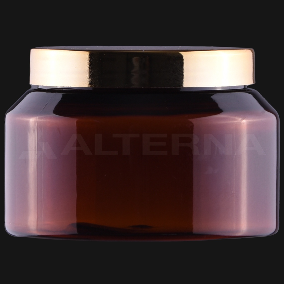 250 ml PET Round Jar with 70 mm Chrome-plated Lid