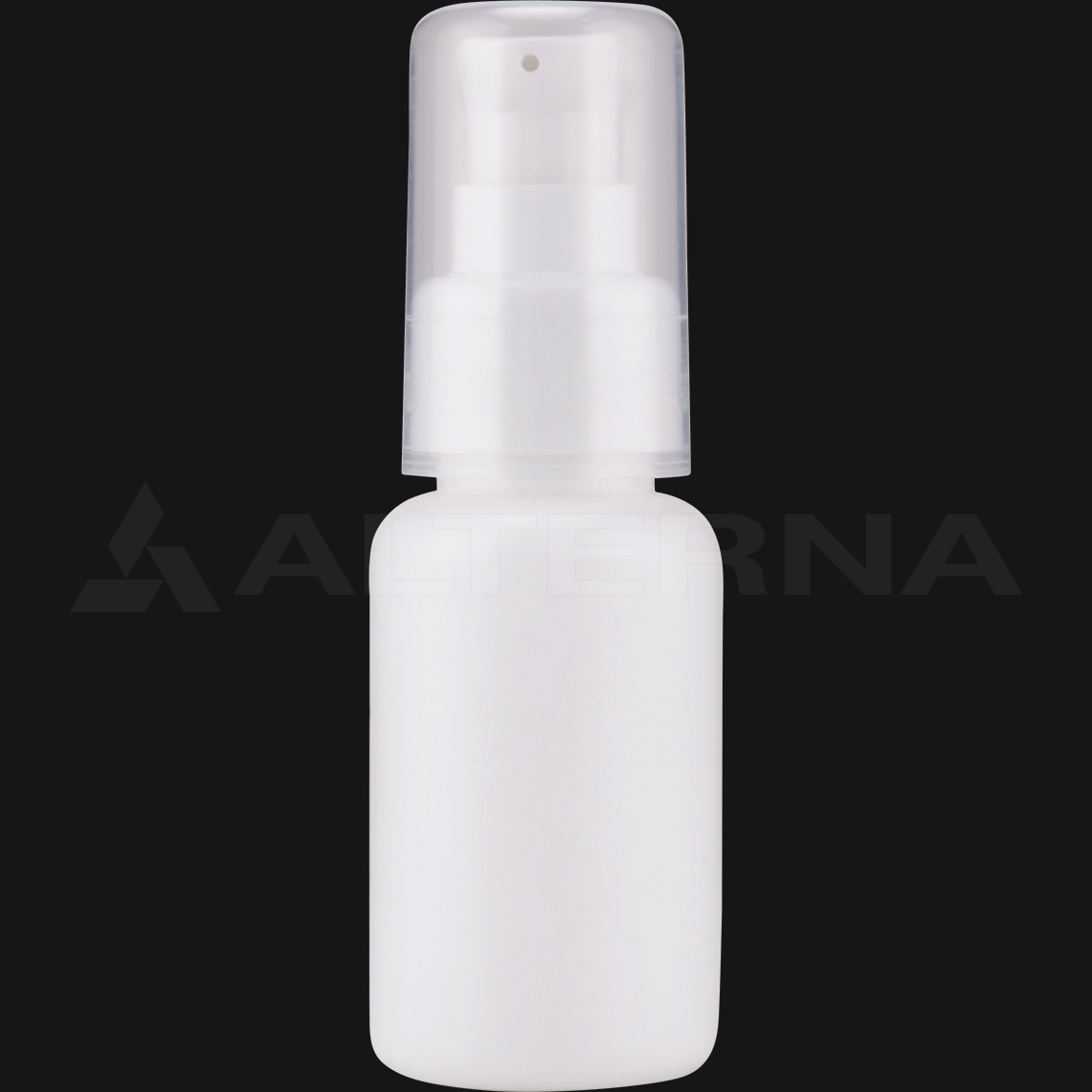 50 ml HDPE Rigid Bottle with 24 mm Lotion Pump