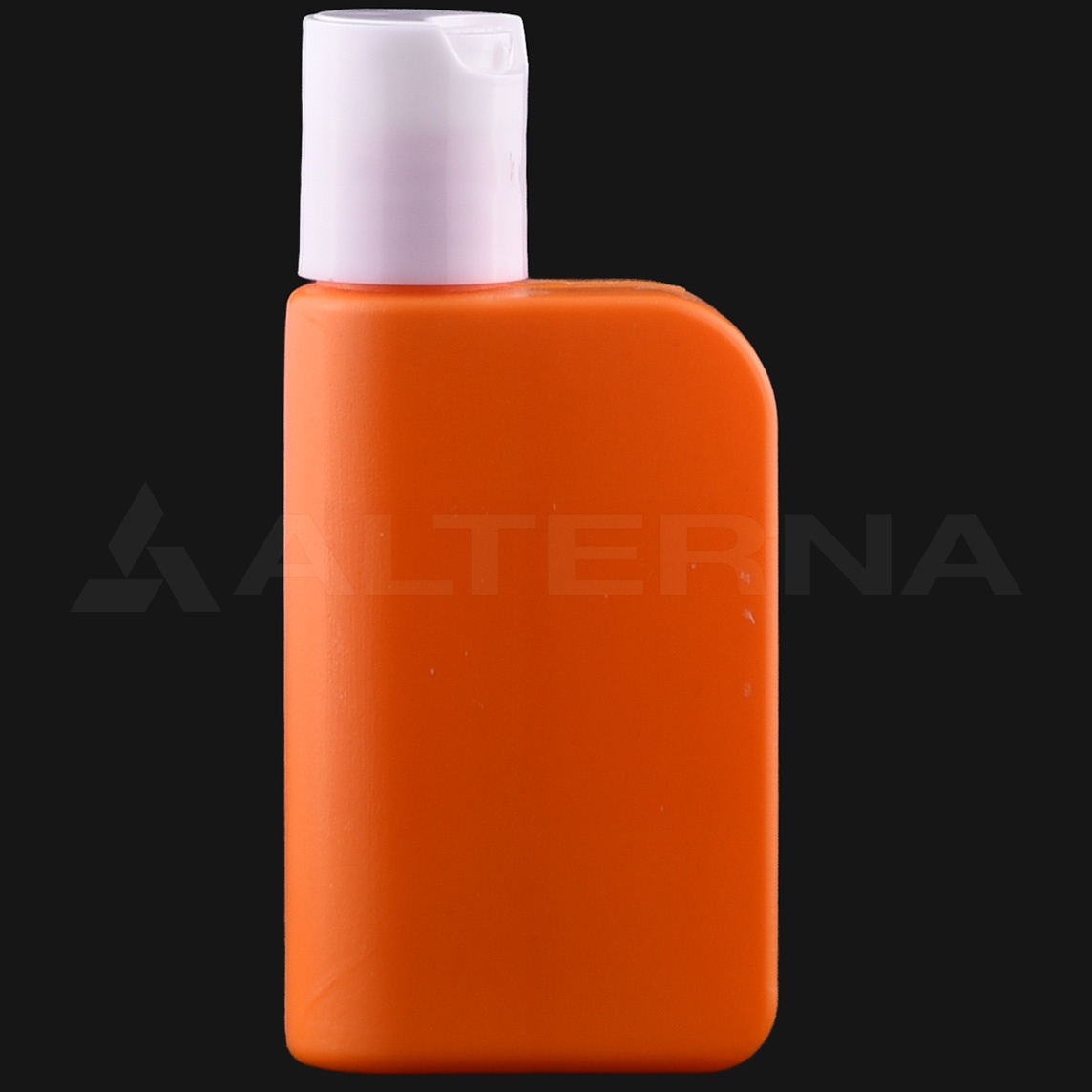 50 ml HDPE Flat Bottle with 18 mm Disc-top Cap