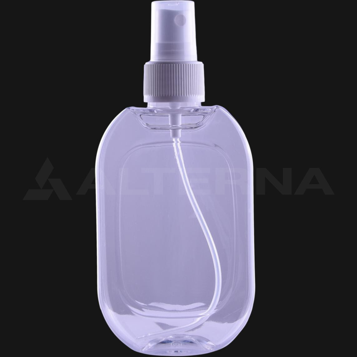 200 ml PET Flat Bottle with 24 mm Sprayer