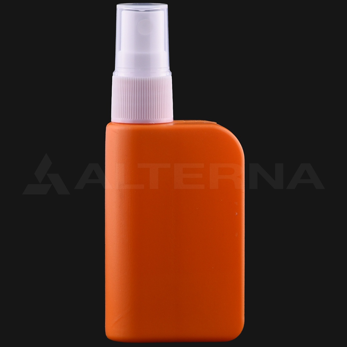 50 ml HDPE Flat Fine Mist Spray Bottle with 18 mm Atomiser